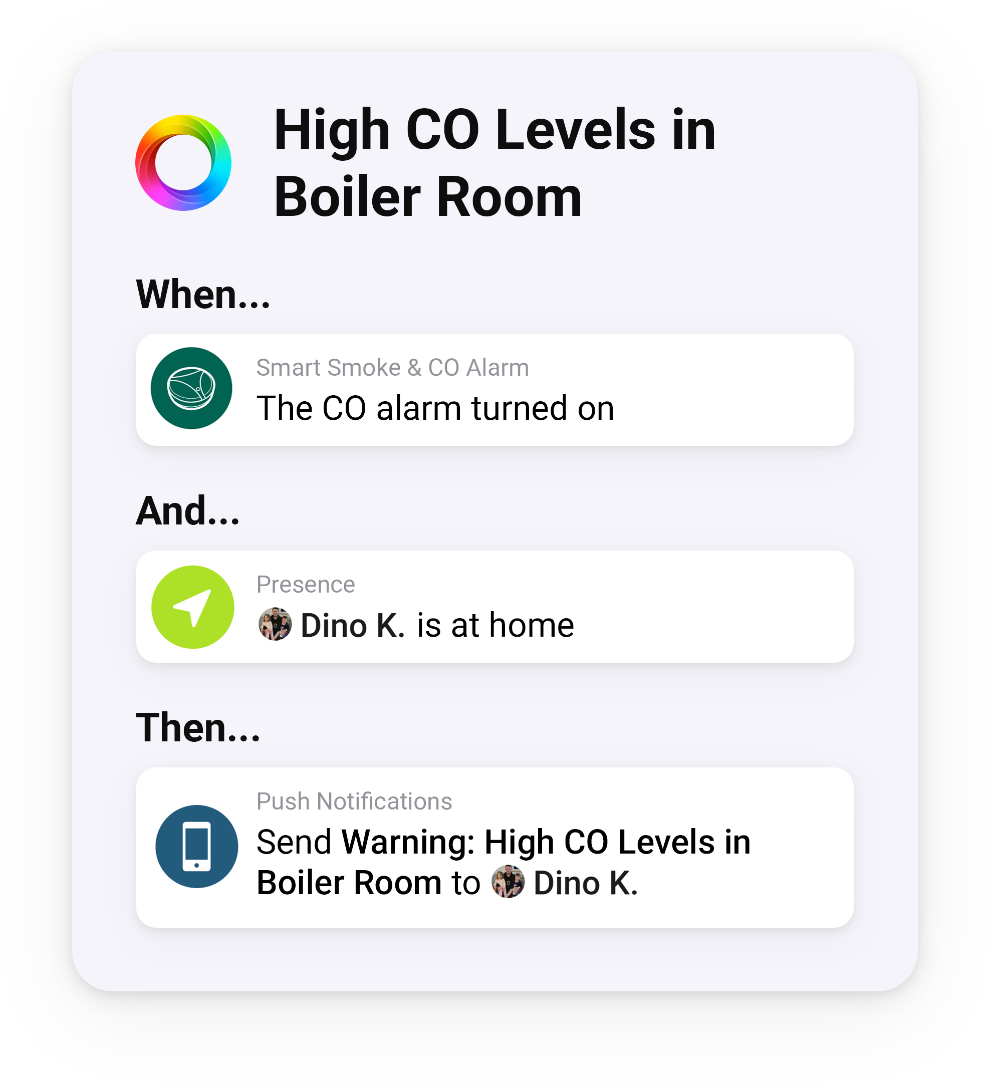 Keep Your Home Safe with Smart CO and Smoke Detectors and Homey: CO Flow Example