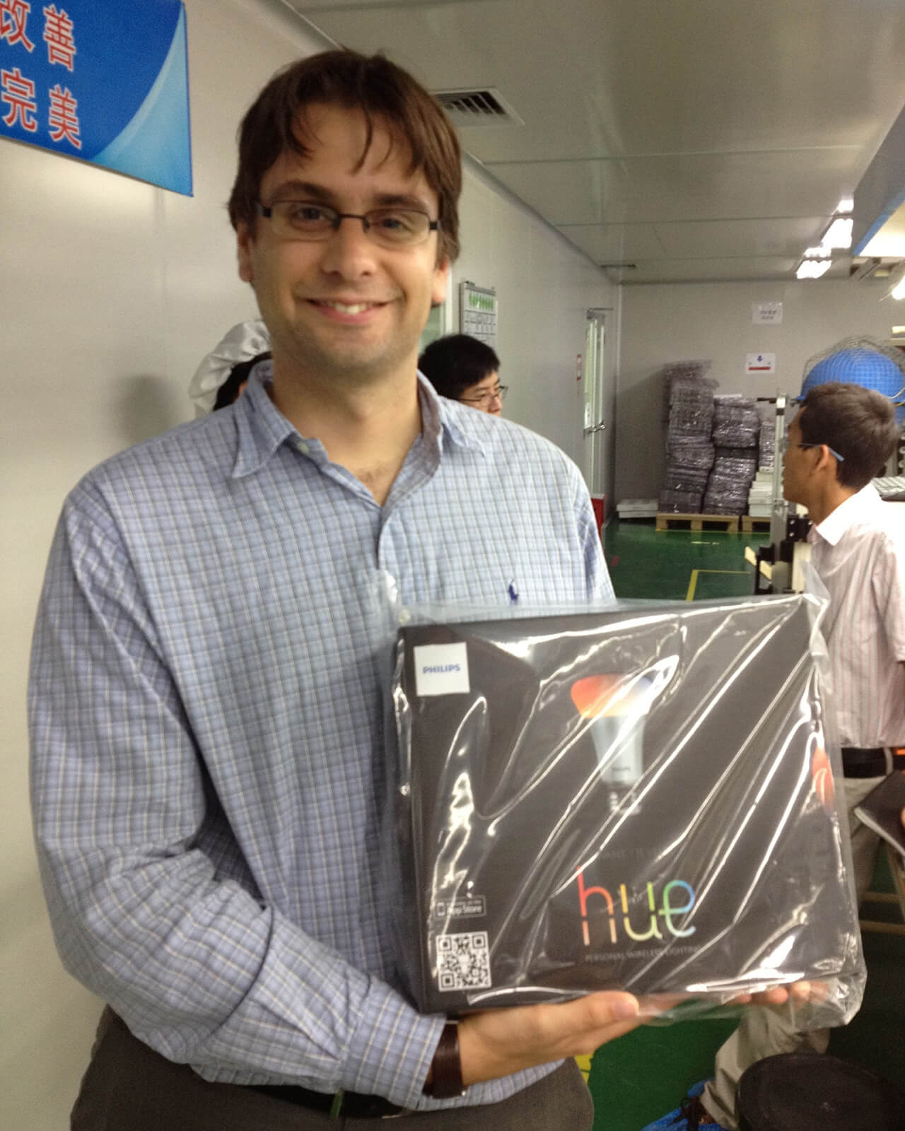 George Yianni with Hue Starter Pack