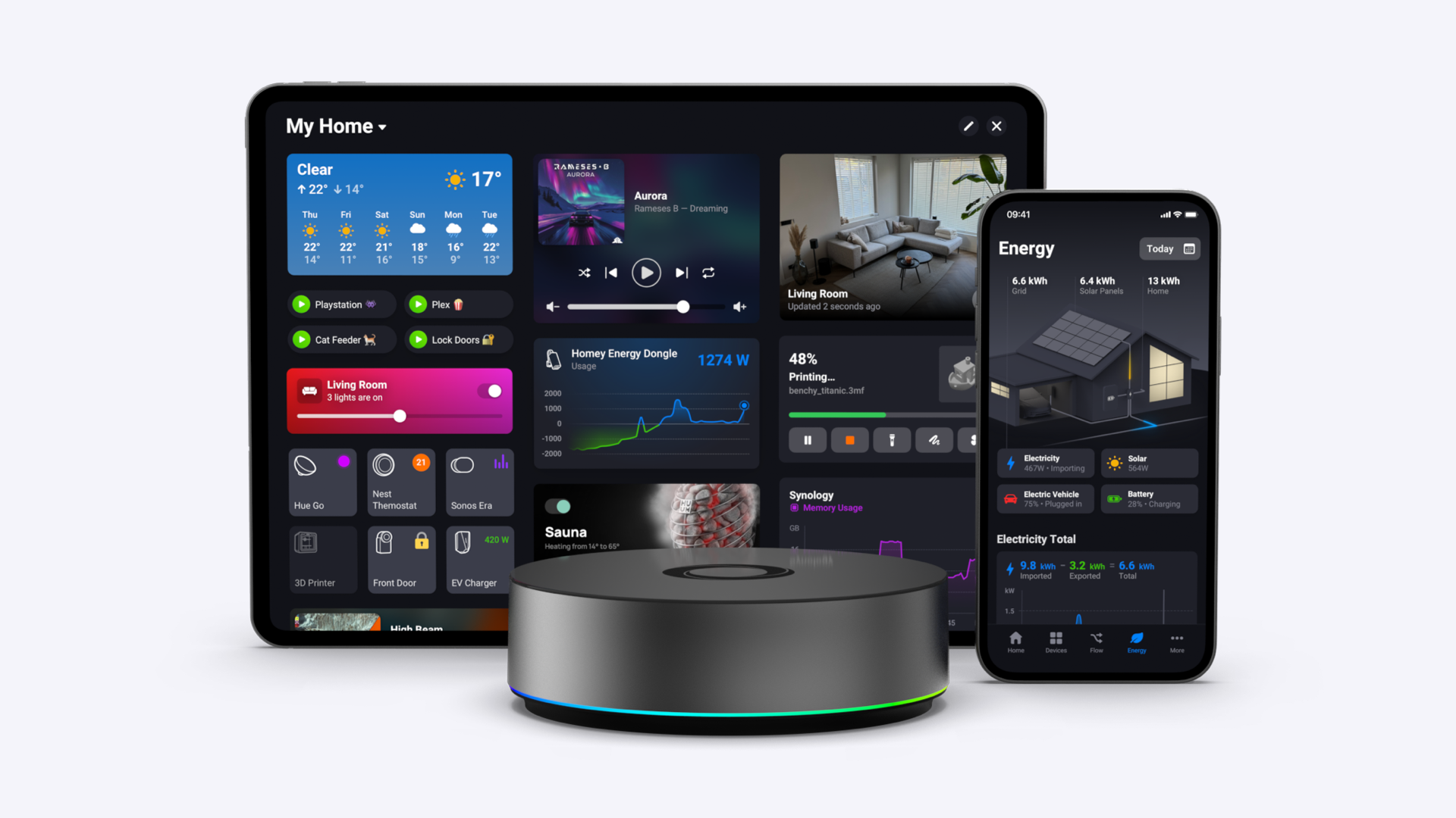 The full Homey Pro experience