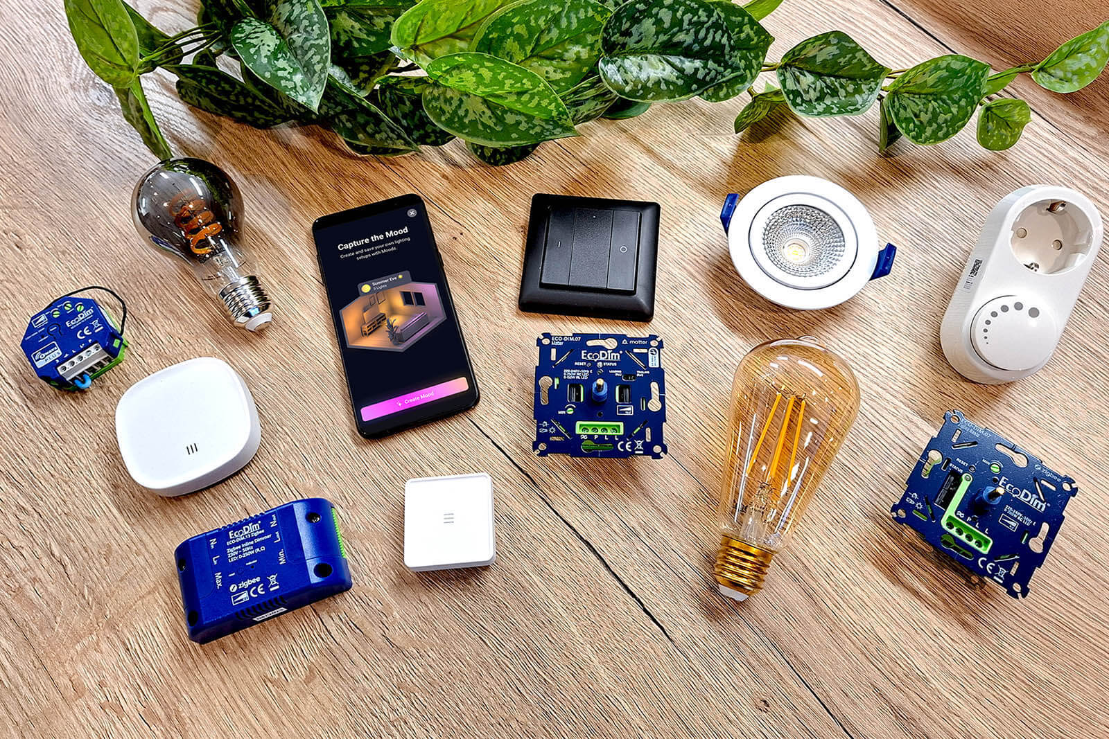 EcoDim Works with Homey Products