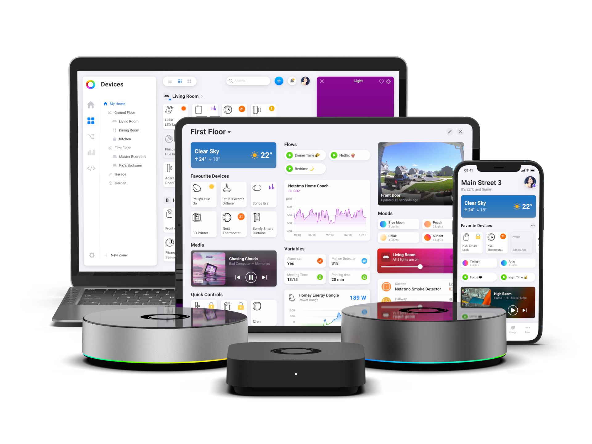 Homey smart home devices