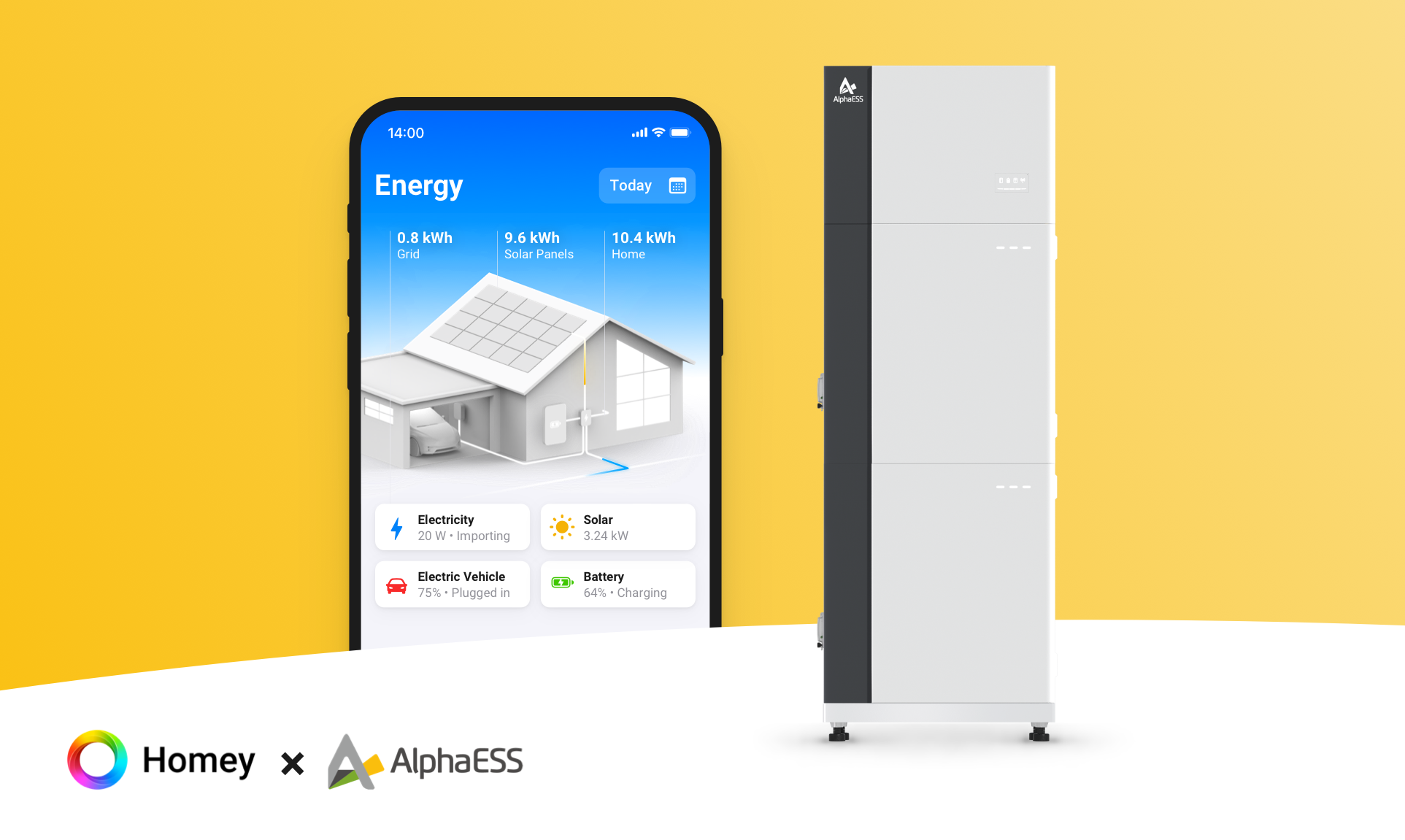 Control your AlphaESS battery with Homey